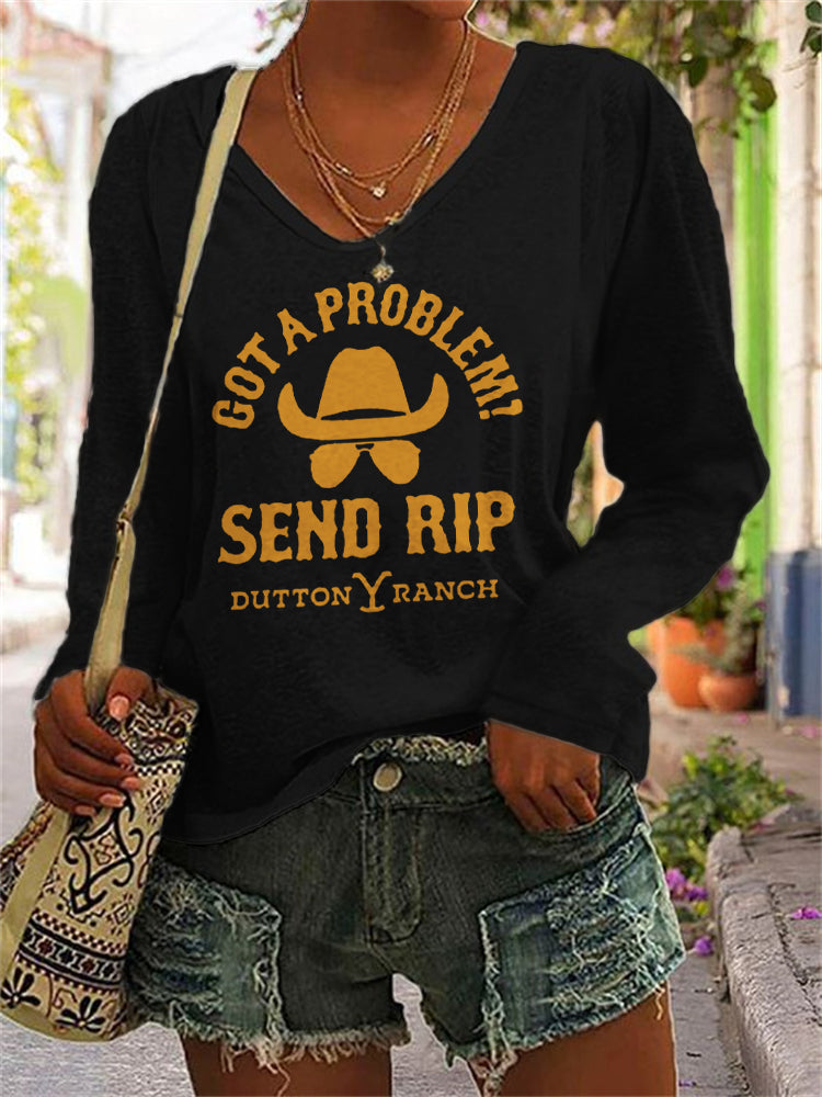 Got A Problem Western Graphic T Shirt