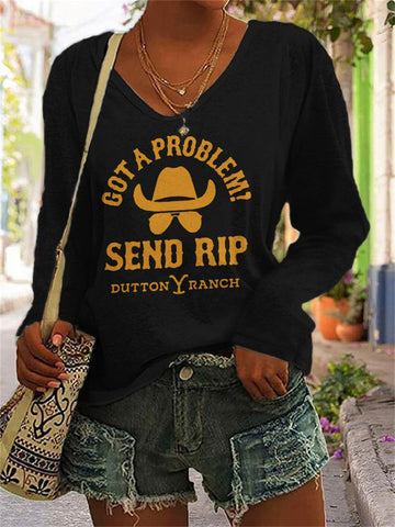 Got A Problem Western Graphic T Shirt