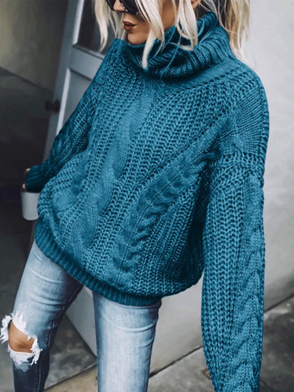 🔥Christmas Sale 🎁🎄-50% OFF-Turtleneck Knitted Sweater