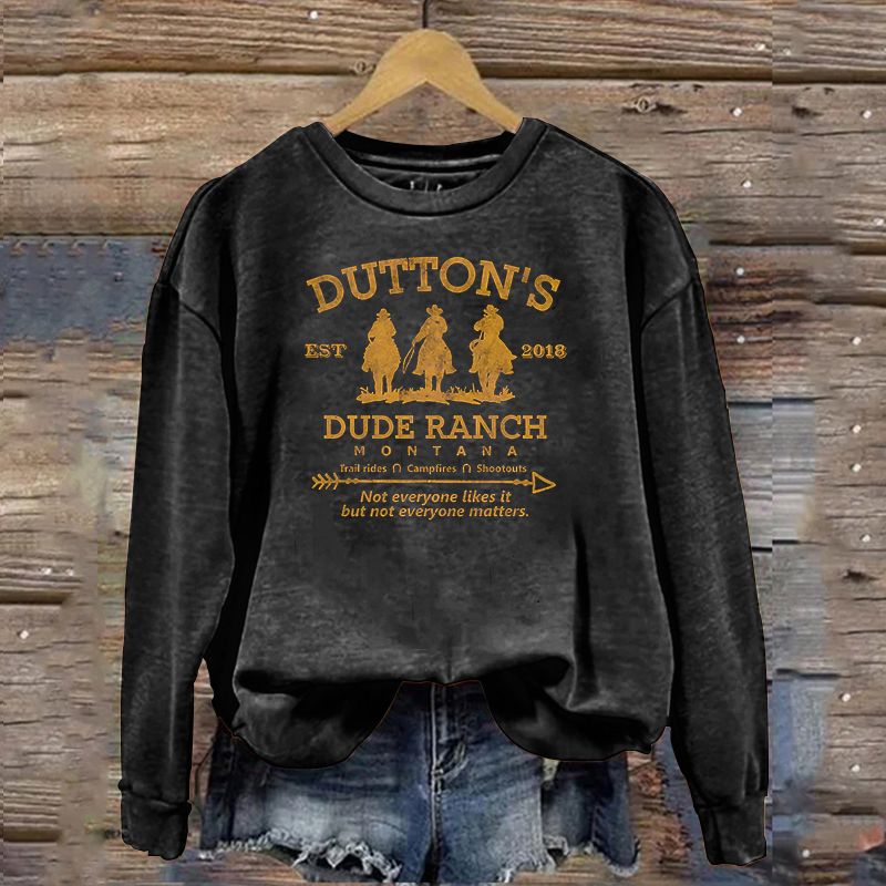 Dutton Ranch Arrows a Yellowstone Dutton Ranch Arrows Classic Sweatshirt