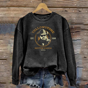 Dutton Ranch Montana Est 1886 Rip Wheeler Classic Sweatshirt