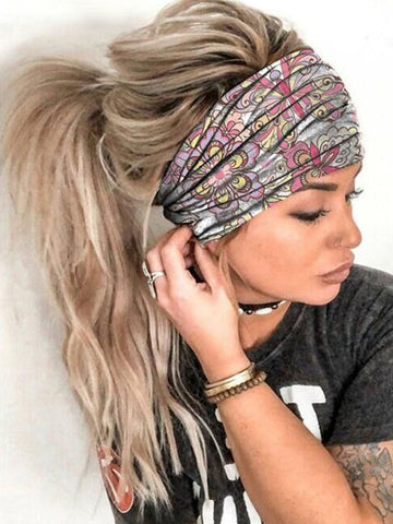 Printed Wide Headband