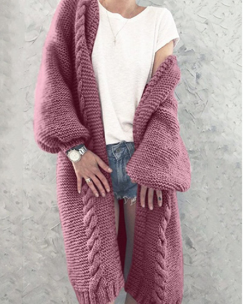 🔥Christmas Sale 🎁🎄-50% OFF-Autumn/Winter Loose Mid-Length Sweater Cardigan