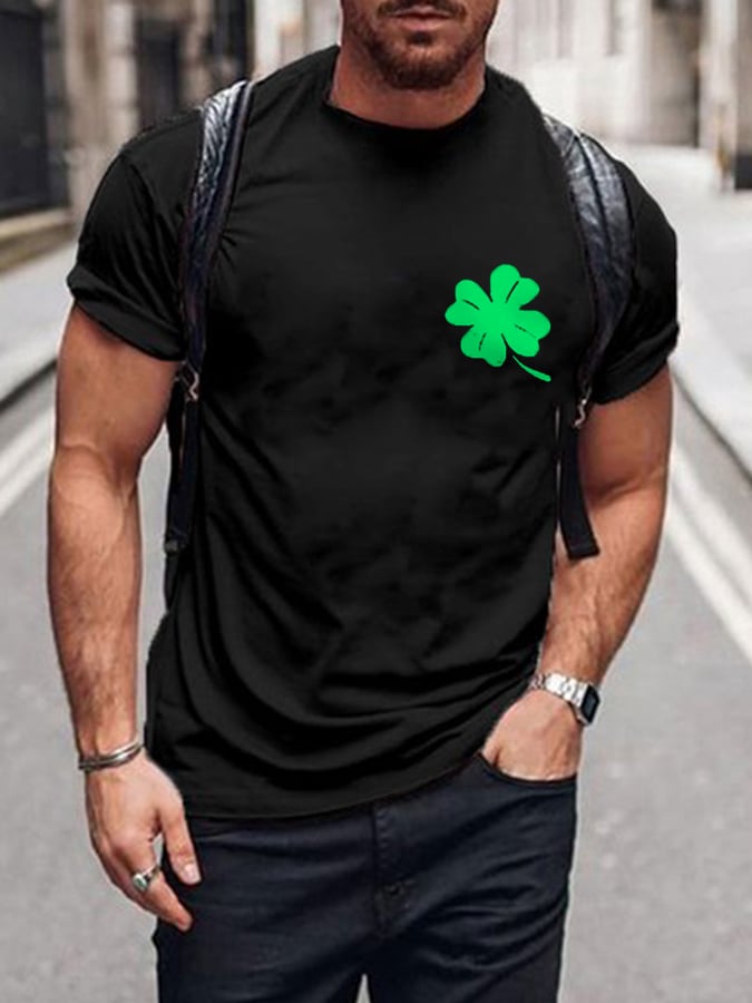 Camiseta informal con estampado del Día de San Patricio de Shenanigans Coordinator para hombre 