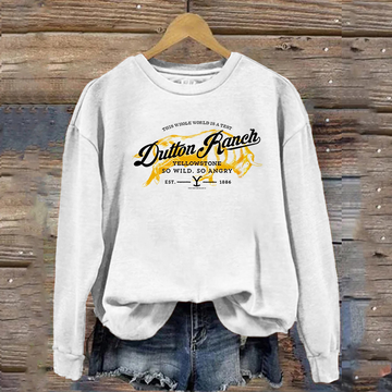 DUTTON Ranch Buffalo Logo Classic Sweatshirt