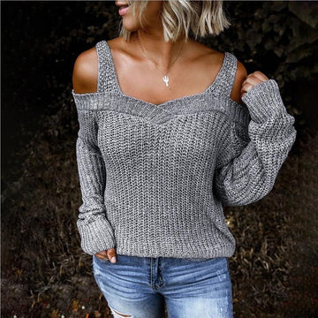 🔥Christmas Sale 🎁🎄-50% OFF-Off Shoulder Elegant Sweater