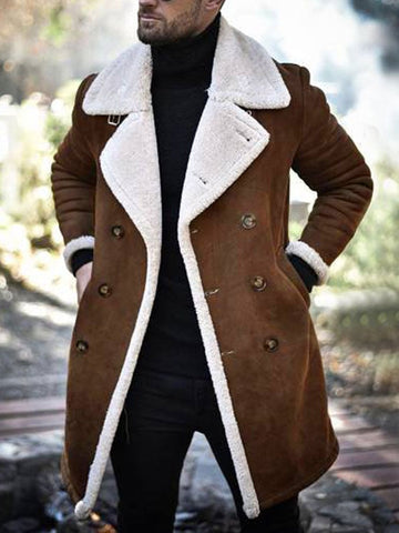 Men's Long Sleeve Warm Thicken Coat