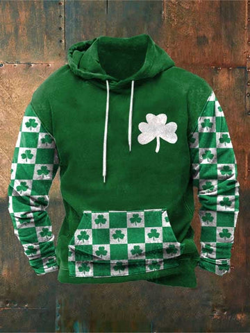 Sudadera informal de manga larga con capucha y estampado 