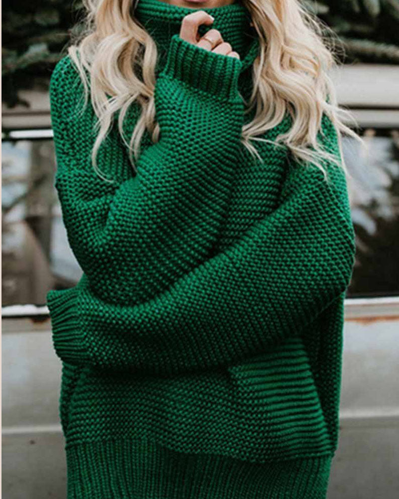 🔥Christmas Sale 🎁🎄-50% OFF-New Loose Style Turtleneck Sweater