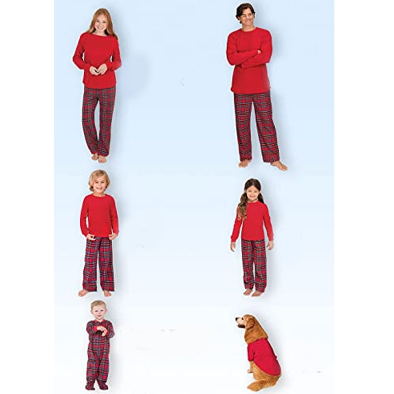 The Christmas Thermal Plaid Family Sets