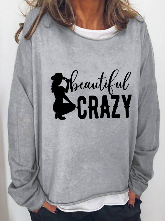 Women's Casual Beautiful CRAZY Printed Top