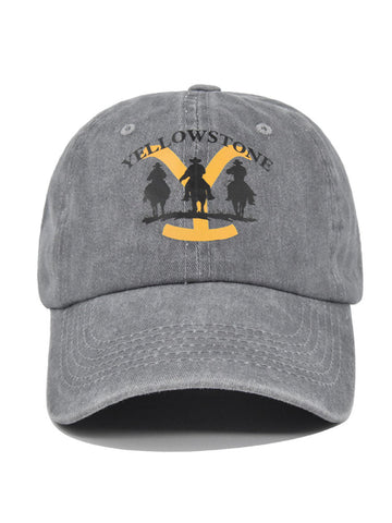 Western Graphic Washed Baseball Cap