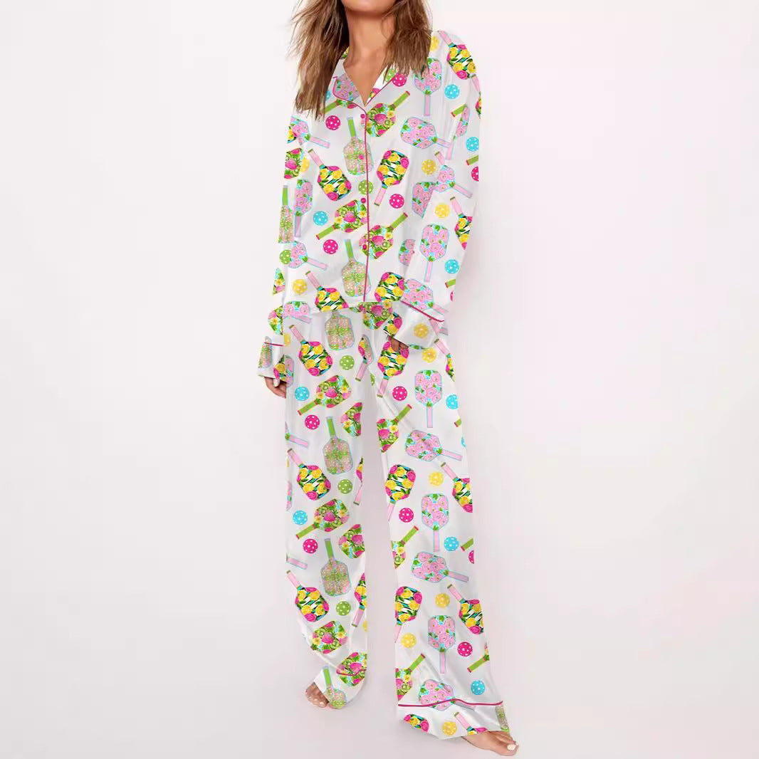 Colorful Pattern Pajama Set