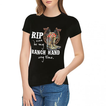 Unisex T-shirt, Western Shirt, Rip Can Be Mind, Ranch Hand Anytime T-Shirt