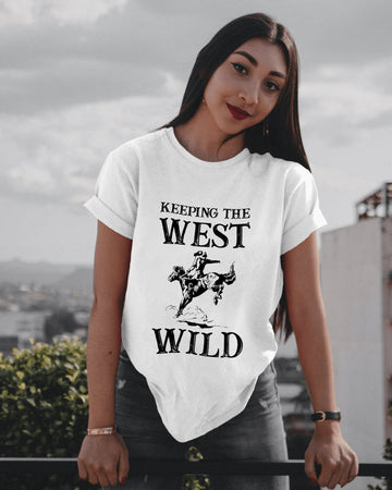 Unisex T-shirt, Western Shirt, Keeping The West Wild T-Shirt