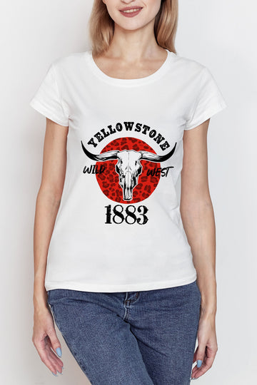 Unisex T-shirt, Western Shirt, Wild West, Est 1883 T-Shirt