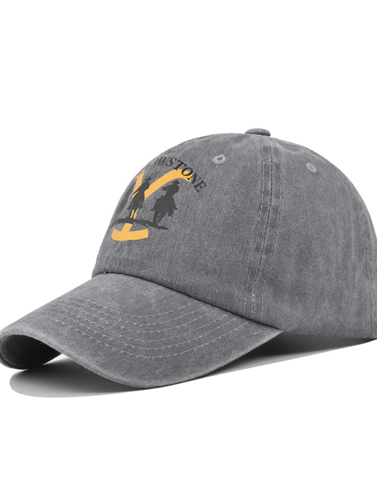 Western Graphic Washed Baseball Cap