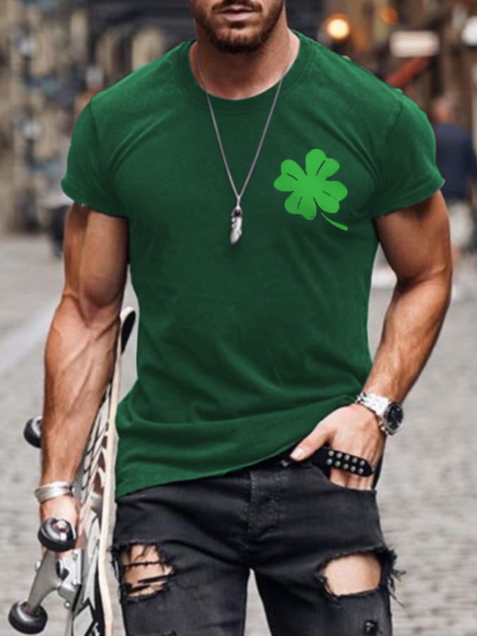 Camiseta informal con estampado del Día de San Patricio de Shenanigans Coordinator para hombre 