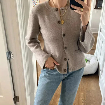 🔥Christmas Sale 🎁🎄-50% OFF-Slimming Buttons Cardigan Sweater