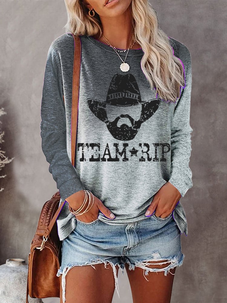 Women's Team Rip Print Sweatshirt