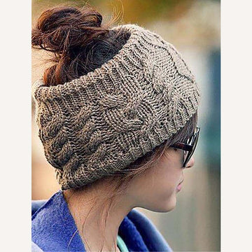 🔥Christmas Sale 🎁🎄-50% OFF-Autumn And Winter    Fashion Hairpin Ski Cap Handmade Knitted Headband