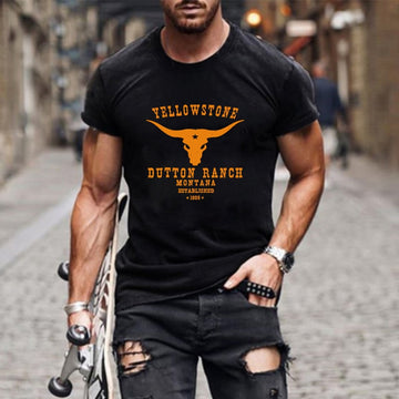 Men's Printed Short-sleeved T-shirt