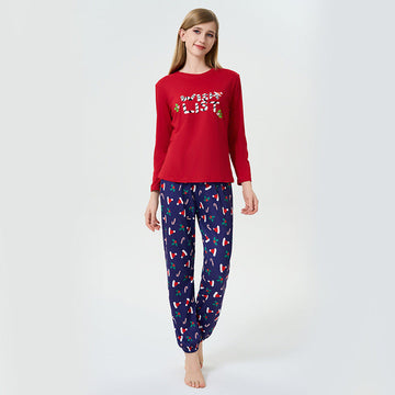 Festive Red Christmas Pajama Set