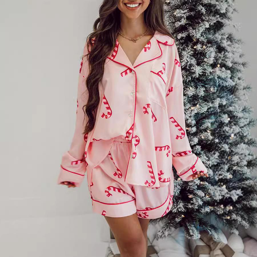 Candy Cane Duo Pajama Set